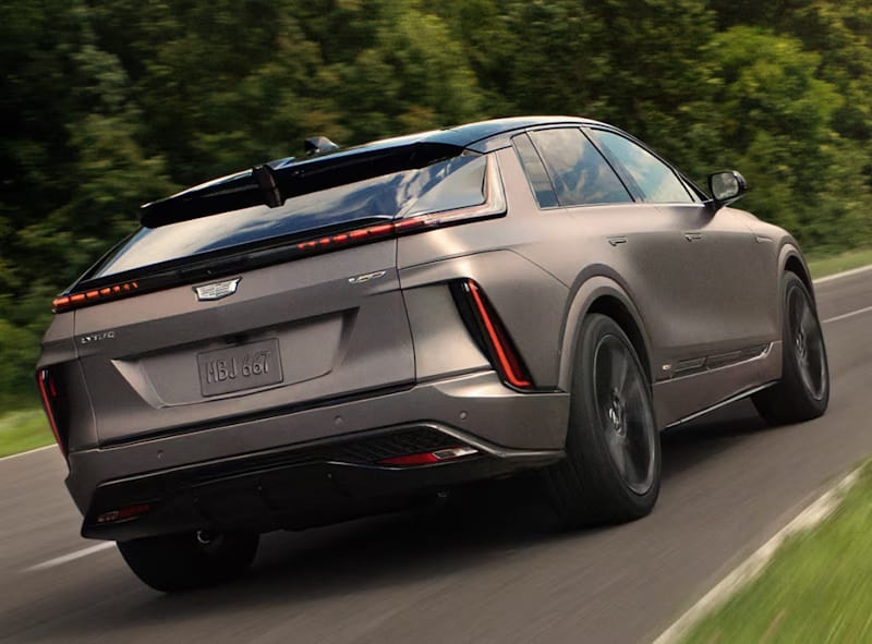 Formatki PPF do karoserii Cadillac Lyriq-V (2025) – zestaw