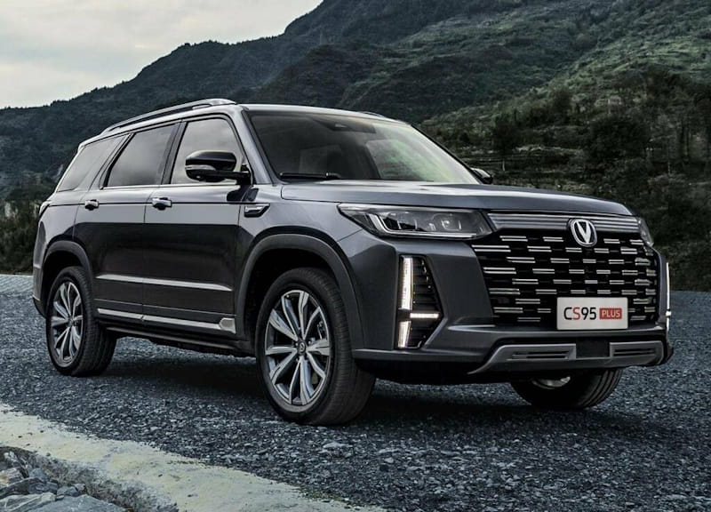 Formatki PPF do karoserii Changan CS95 (2023) Plus – zestaw