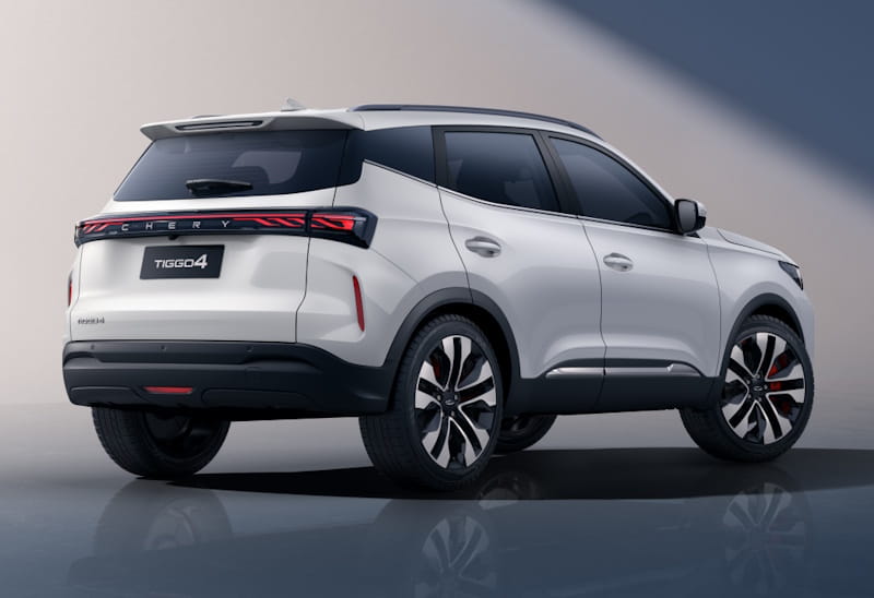 Formatki PPF do karoserii Chery Tiggo 4 (2024) – zestaw