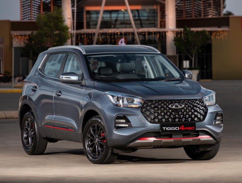 Formatki PPF do karoserii Chery Tiggo 4 Pro (2022) – zestaw