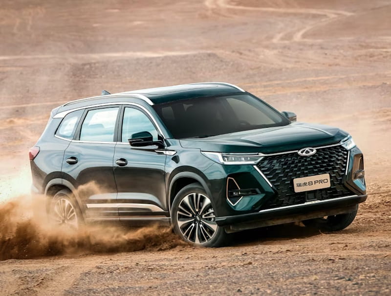 Formatki PPF do karoserii Chery Tiggo 8 Pro (2022) – zestaw