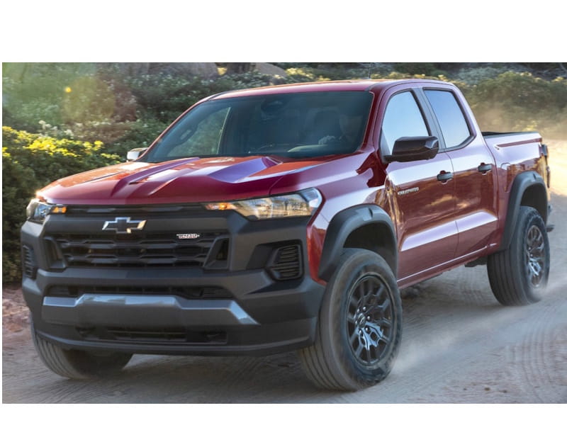 Formatki PPF do karoserii Chevrolet Colorado (2023) Trail Boss – zestaw