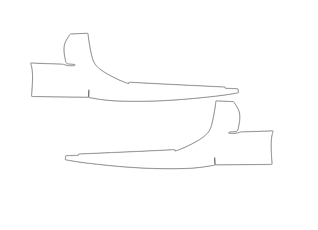 Formatki PPF do karoserii Chevrolet Corvette Stingray (2020) – zestaw