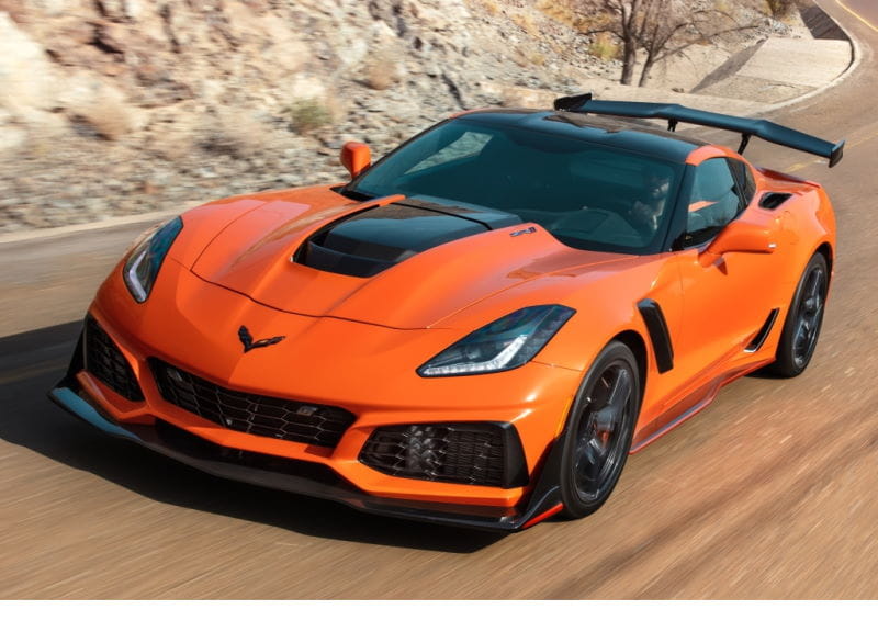 Formatki PPF do karoserii Chevrolet Corvette ZR1 (2019) – zestaw