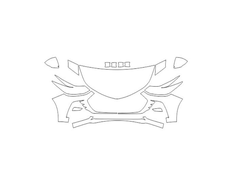 Formatki PPF do karoserii Chevrolet Cruze (2019) RS – zestaw