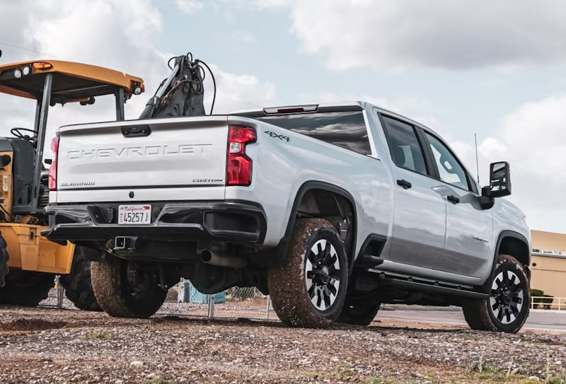 Formatki PPF do karoserii Chevrolet Silverado (2020) 2500 HD Custom Crew Cab – zestaw