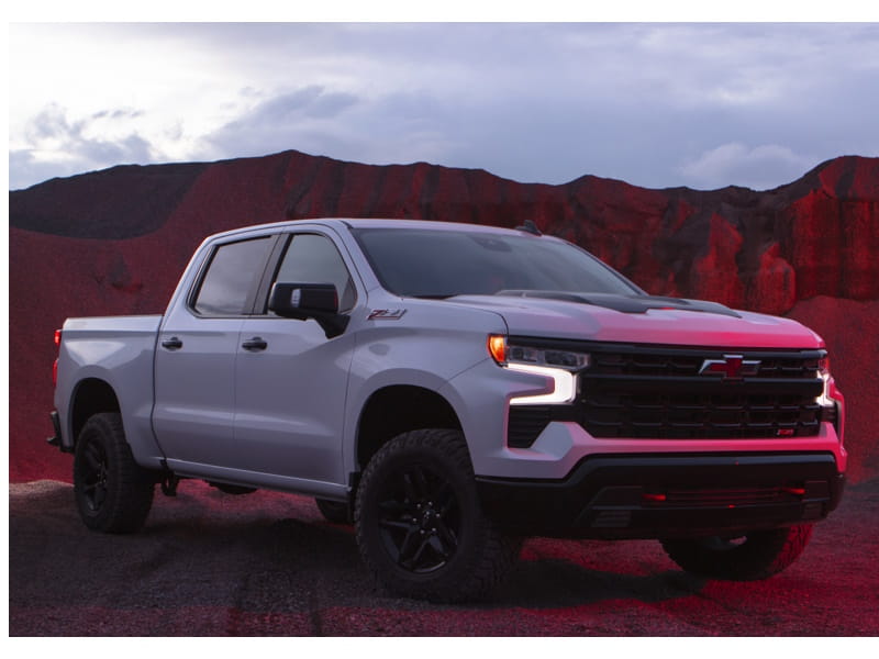 Formatki PPF do karoserii Chevrolet Silverado (2022) Z71 TrailBoss – zestaw