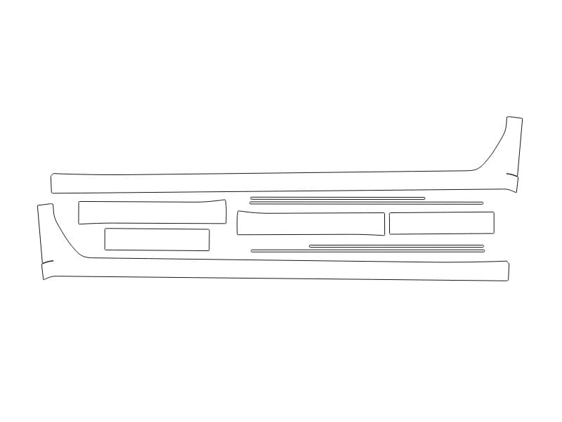 Formatki PPF do karoserii Chevrolet Silverado (2022) Z71 TrailBoss – zestaw