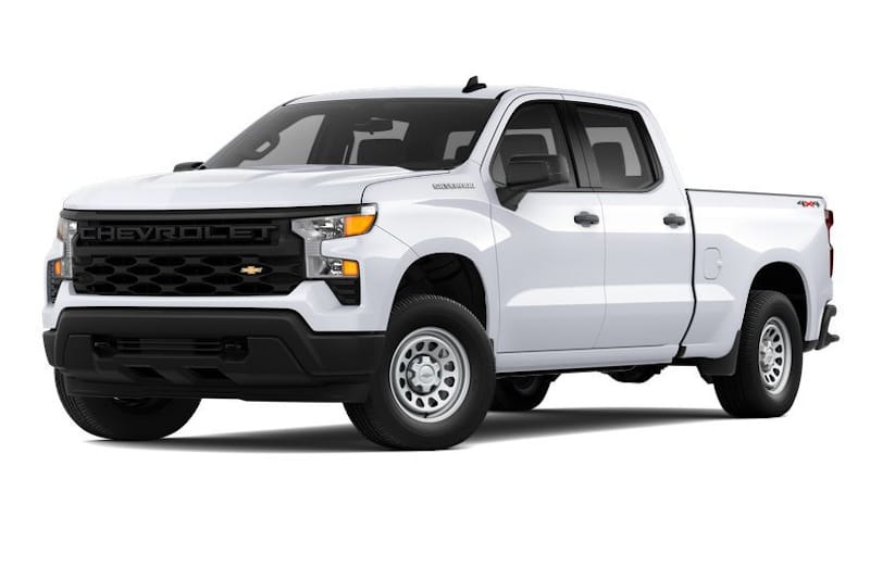 Formatki PPF do karoserii Chevrolet Silverado (2024) 1500 WT – zestaw