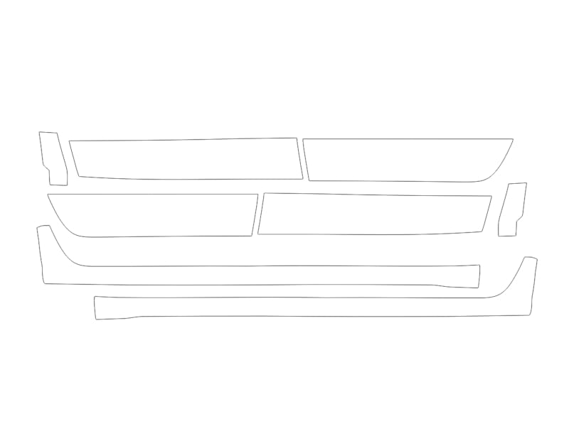 Formatki PPF do karoserii Chevrolet Silverado (2024) 2500HD LTZ – zestaw
