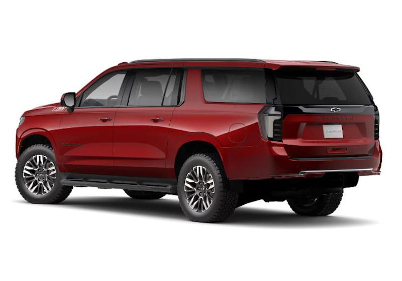 Formatki PPF do karoserii Chevrolet Suburban (2025) Z71 – zestaw