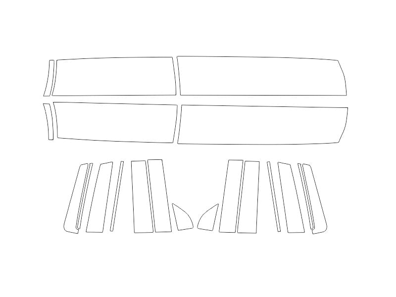 Formatki PPF do karoserii Chevrolet Tahoe (2025) Premier – zestaw