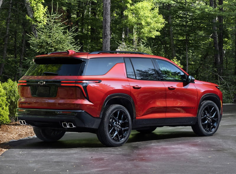 Formatki PPF do karoserii Chevrolet Traverse (2024) RS – zestaw
