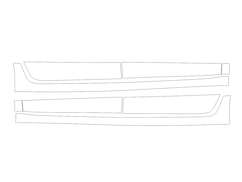 Formatki PPF do karoserii Chrysler Pacifica (2020) – zestaw