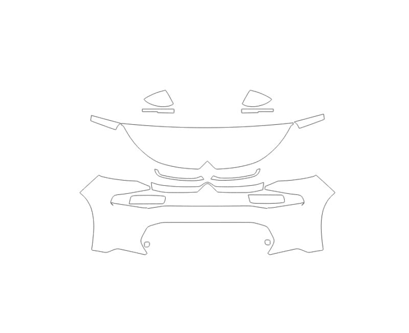 Formatki PPF do karoserii Citroen C3 (2021) Aircross – zestaw