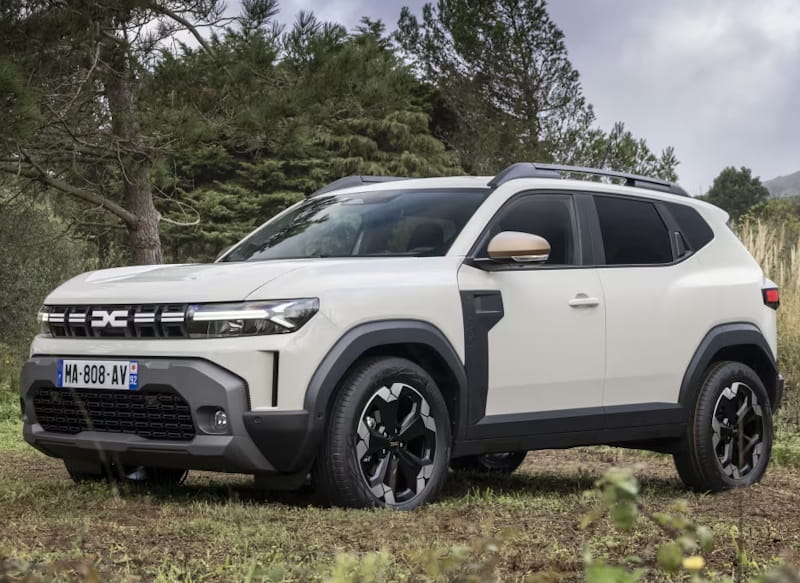 Formatki PPF do karoserii Dacia Duster (2024) – zestaw