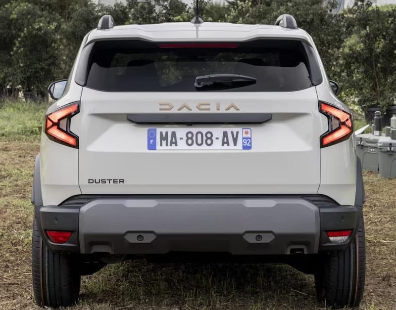Formatki PPF do karoserii Dacia Duster (2024) – zestaw