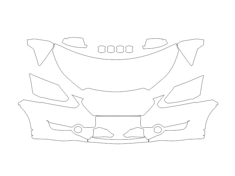 Formatki PPF do karoserii Datsun on-DO (2016) – zestaw
