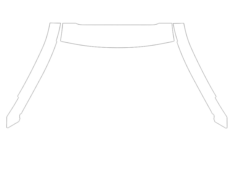 Formatki PPF do karoserii Denza X (2020) – zestaw