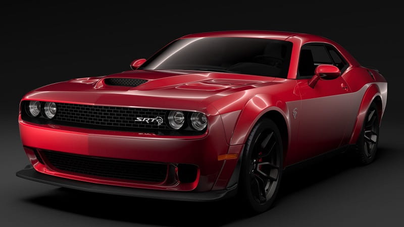 Formatki PPF do karoserii Dodge Challenger SRT Hellcat Widebody (2018) – zestaw