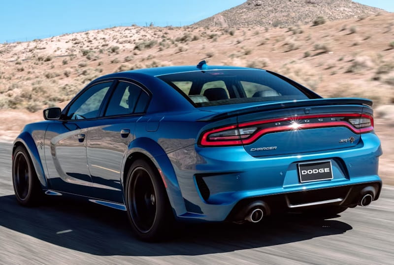 Formatki PPF do karoserii Dodge Charger (2022) SRT Widebody Hellcat – zestaw