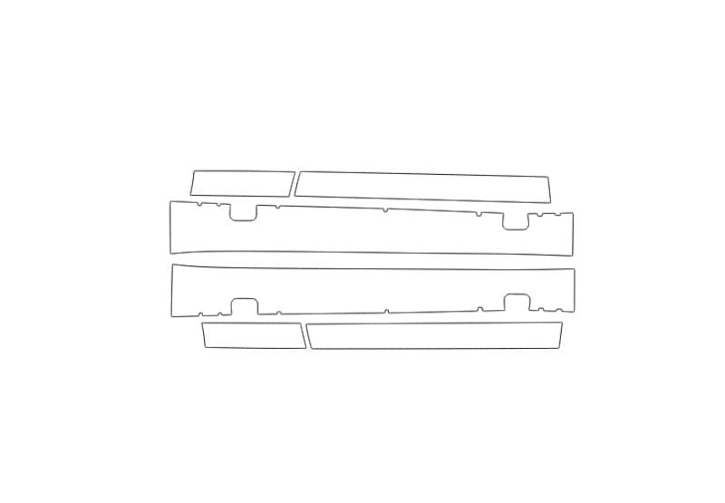 Formatki PPF do karoserii Dodge Charger (2024) Daytona RT – zestaw
