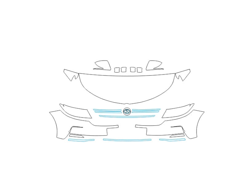 Formatki PPF do karoserii Dongfeng Fengon ix5 (2025) – zestaw