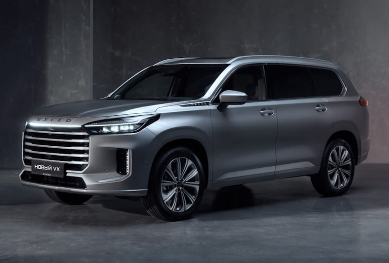 Formatki PPF do karoserii Exeed VX (2024) – zestaw