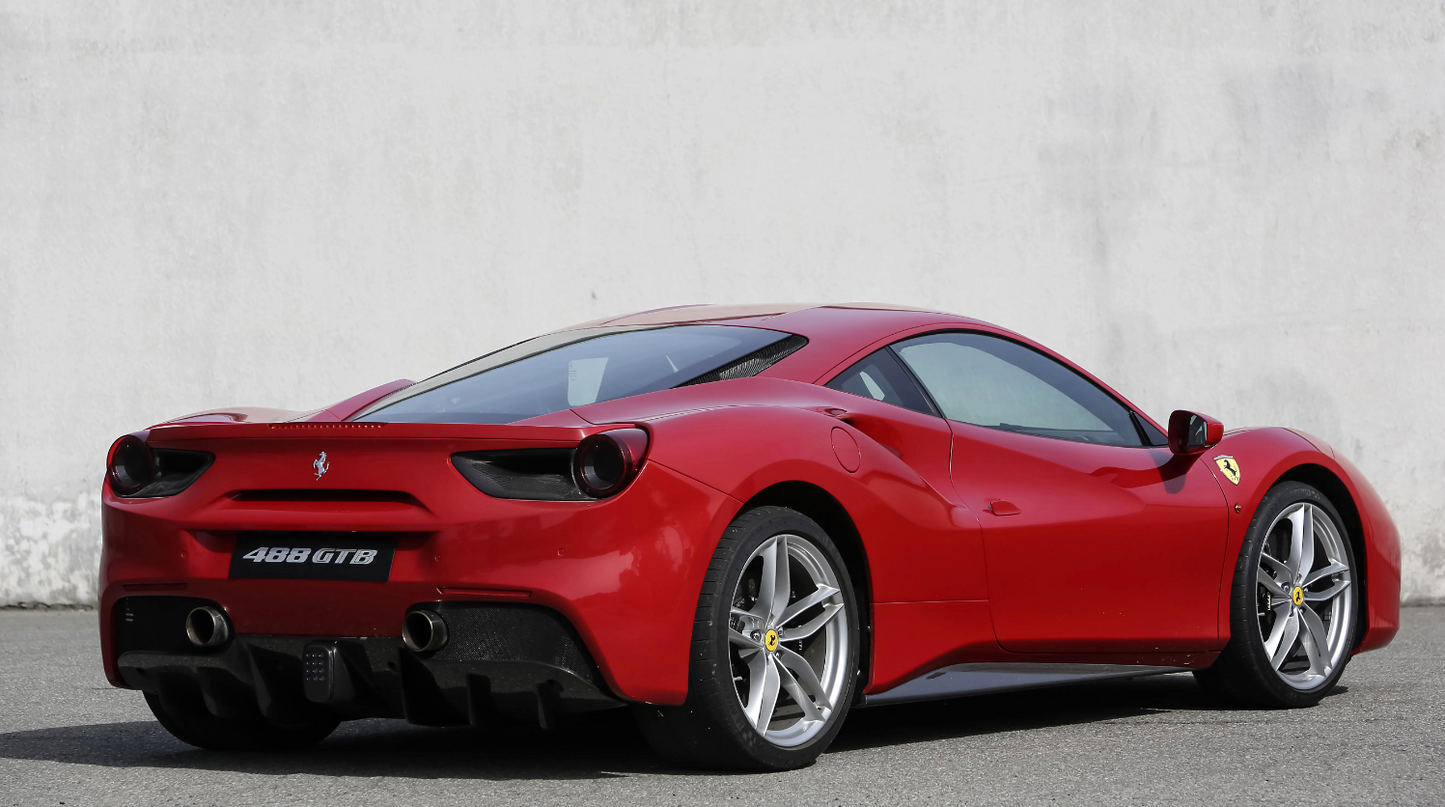 Formatki PPF do karoserii Ferrari 488 (2016) GTB – zestaw