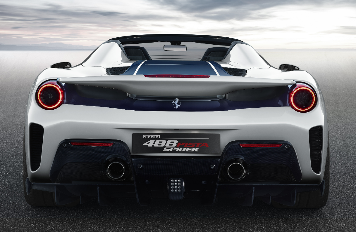 Formatki PPF do karoserii Ferrari 488 Pista Spider-Convertible (2019) – zestaw