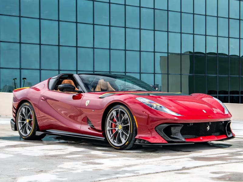 Formatki PPF do karoserii Ferrari 812 (2023) Competizione A Spider – zestaw