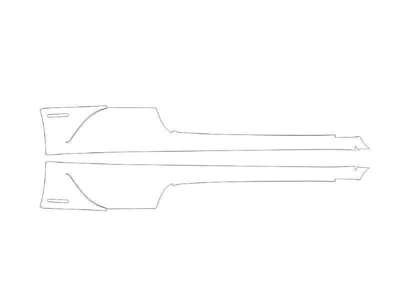 Formatki PPF do karoserii Ferrari F430 (2009) – zestaw