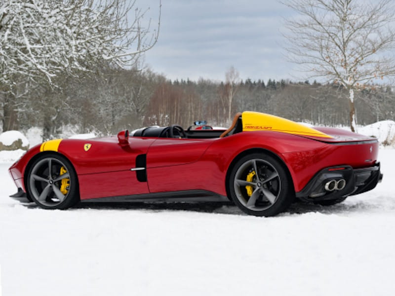 Formatki PPF do karoserii Ferrari Monza SP1 (2023) – zestaw