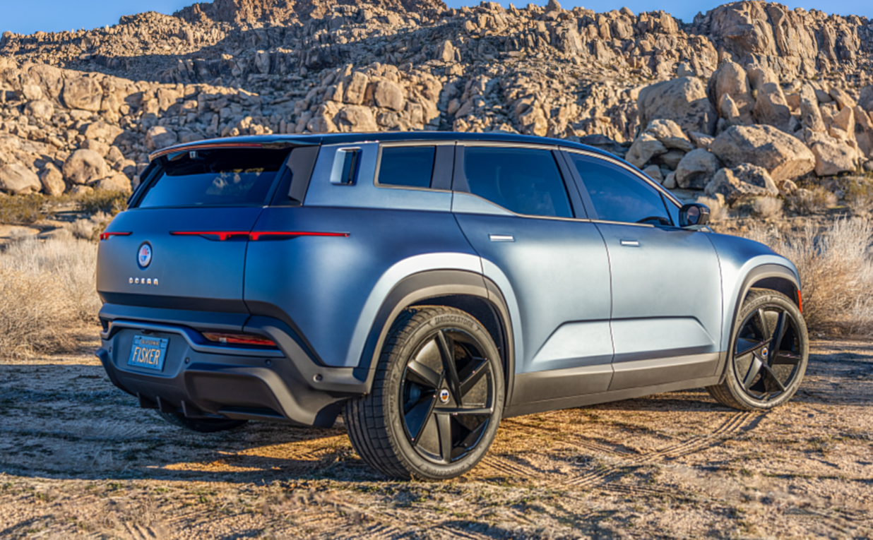 Formatki PPF do karoserii Fisker Ocean (2023) – zestaw