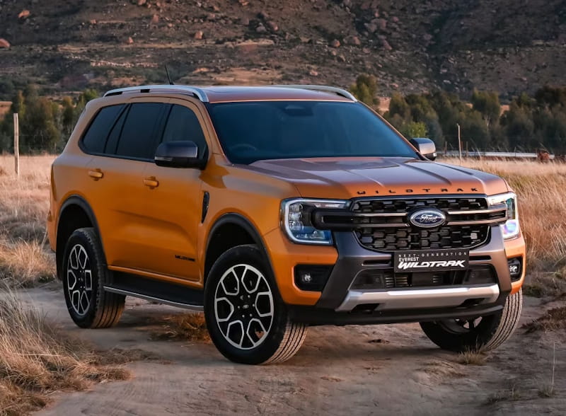Formatki PPF do karoserii Ford Everest (2023) Wildtrak – zestaw