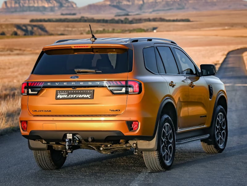 Formatki PPF do karoserii Ford Everest (2023) Wildtrak – zestaw