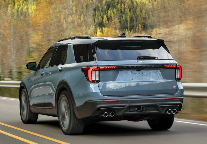 Formatki PPF do karoserii Ford Explorer (2025) ST-Line – zestaw