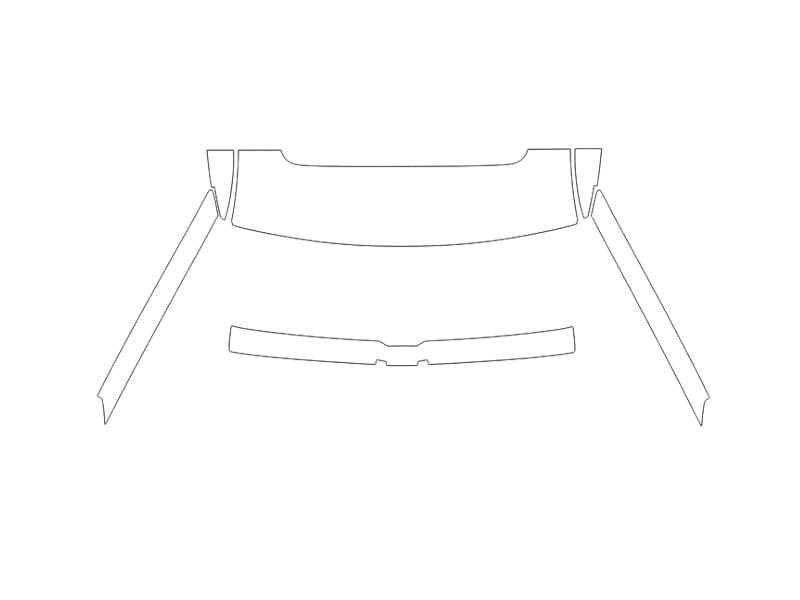 Formatki PPF do karoserii Ford Explorer (2025) ST-Line – zestaw