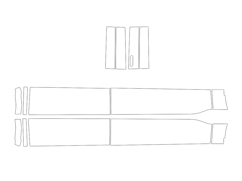 Formatki PPF do karoserii Ford F-150 (2021) – zestaw