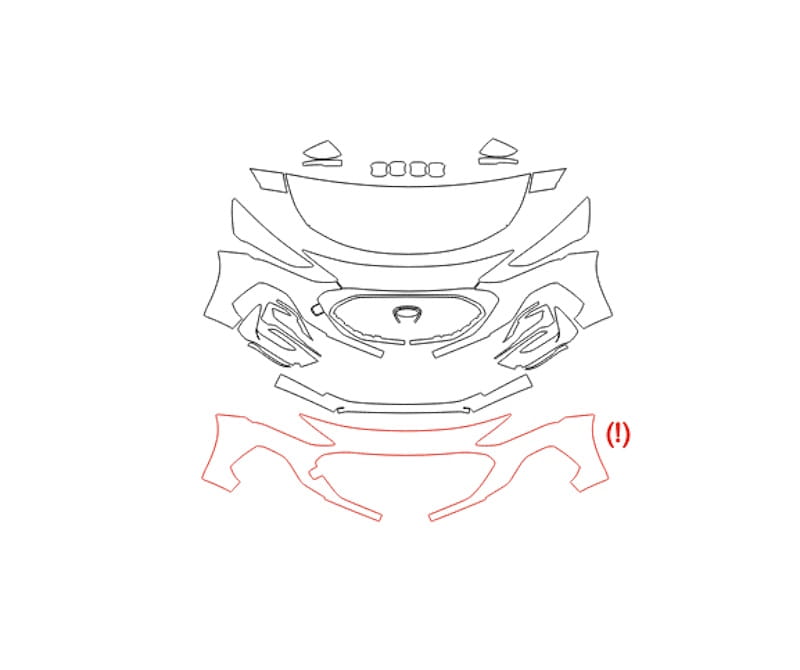 Formatki PPF do karoserii Ford Focus (2024) ST Wagon – zestaw