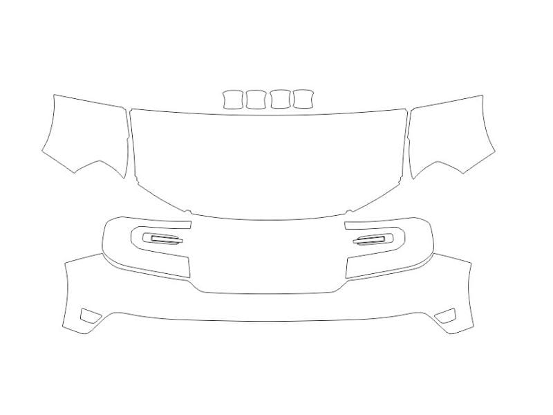 Formatki PPF do karoserii Ford Maverick (2021) – zestaw