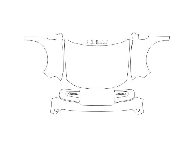 Formatki PPF do karoserii Ford Maverick (2021) – zestaw