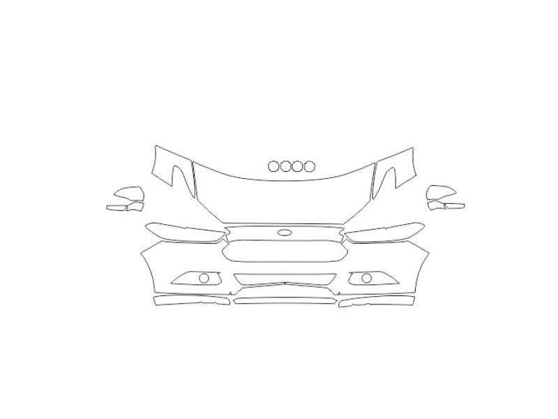 Formatki PPF do karoserii Ford Mondeo (2015) – zestaw