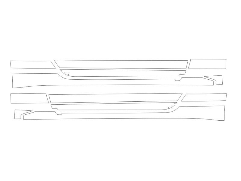 Formatki PPF do karoserii Ford Mustang (2021) Mach – zestaw