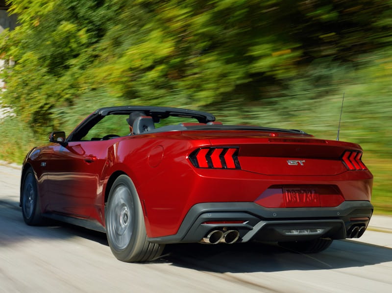 Formatki PPF do karoserii Ford Mustang (2024) GT Convertible – zestaw
