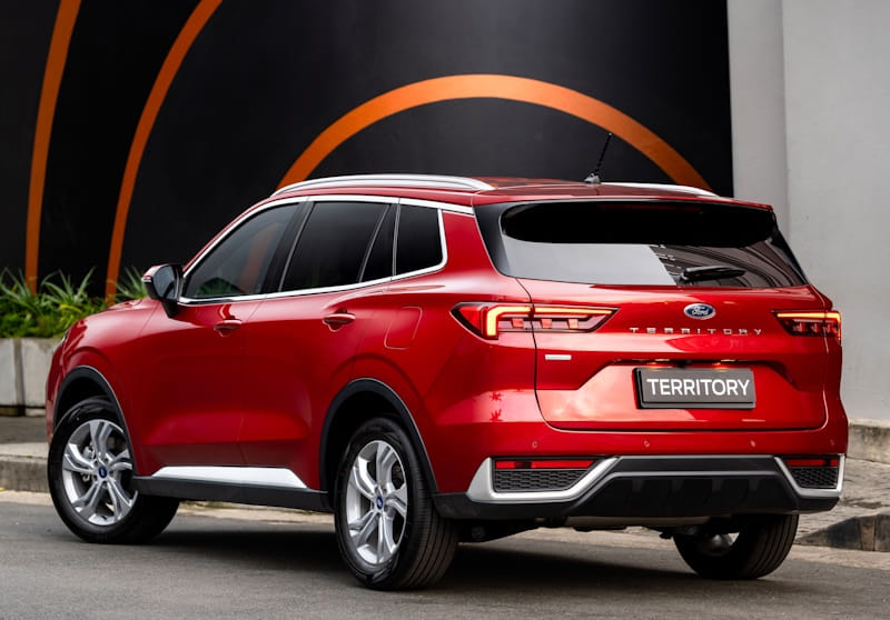 Formatki PPF do karoserii Ford Territory (2024) – zestaw