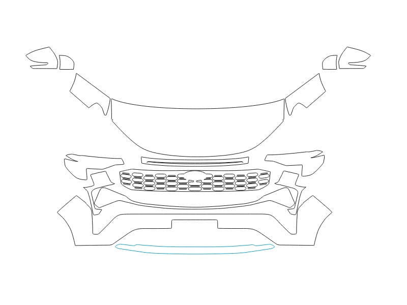 Formatki PPF do karoserii Ford Territory (2025) – zestaw