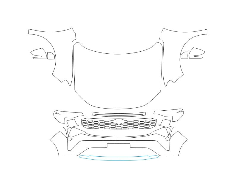 Formatki PPF do karoserii Ford Territory (2025) – zestaw