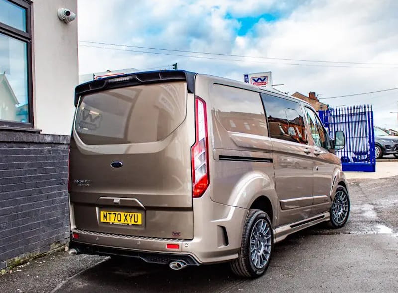 Formatki PPF do karoserii Ford Transit (2022) Custom RT Van – zestaw