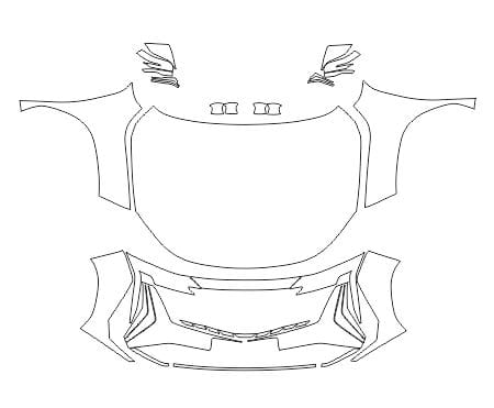 Formatki PPF do karoserii Geely Atlas (2023) – zestaw